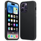 Schwarze iPhone Hülle – Matte Handyhülle, Stoßfestes iPhone Case, Kratzfeste Schutzhülle, Handy Schale mit Displayschutz