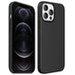 Schwarze iPhone Hülle – Matte Handyhülle, Stoßfestes iPhone Case, Kratzfeste Schutzhülle, Handy Schale mit Displayschutz