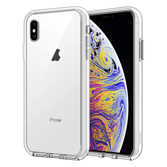 Hülle für iPhone Handyhülle Transparent, durchsichtig Schutzhülle, iPhone Clear Case, Stoßfest, Kratzfest mit Displayschutz