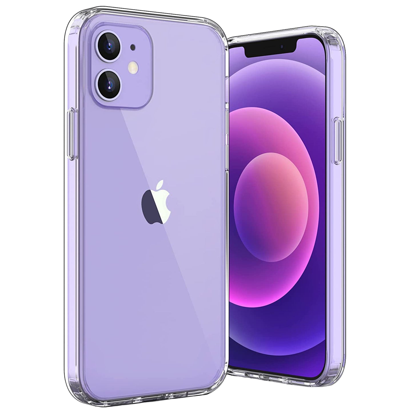 Hülle für iPhone Handyhülle Transparent, durchsichtig Schutzhülle, iPhone Clear Case, Stoßfest, Kratzfest mit Displayschutz
