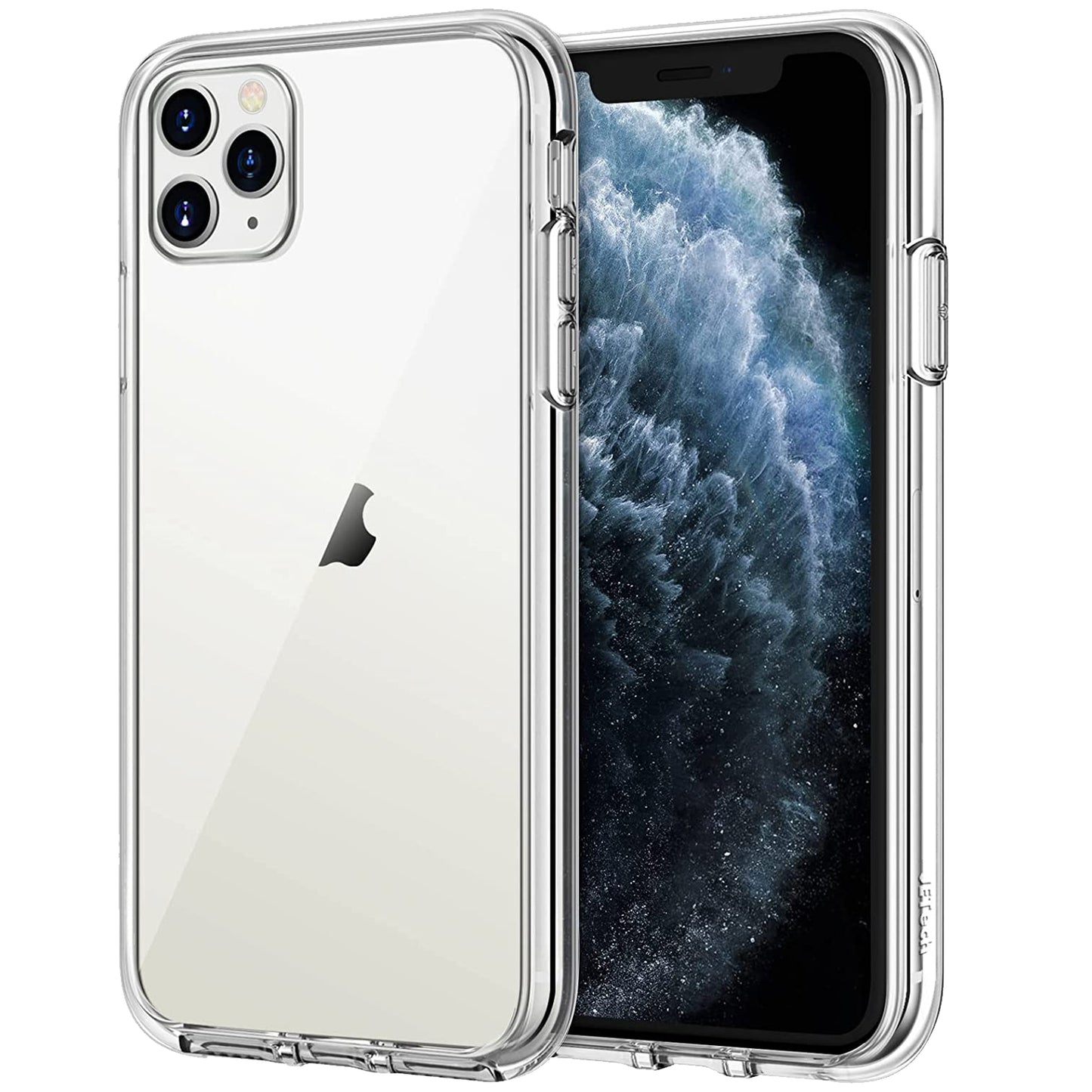 Hülle für iPhone Handyhülle Transparent, durchsichtig Schutzhülle, iPhone Clear Case, Stoßfest, Kratzfest mit Displayschutz