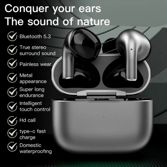 Premium Bluetooth In-Ear Kopfhörer mit robustem Metall-Ladecase