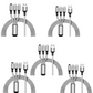 3-in-1 Ladekabel – Universelles 3-in-1 Kabel mit für Ios, für Iphone, USB-C & Micro USB – Schnelles Aufladen, High-Speed Datenübertragung, Knickfest & Knotenfrei – Kompatibel mit iPhone, Android, Tablets & mehr