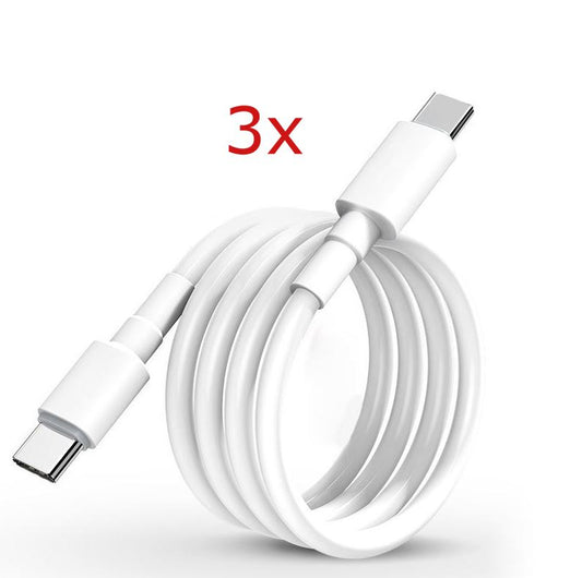 USB-C Schnellladekabel 1m/2m – Power Delivery, USB-A oder Typ-C zu Typ-C, 1/2/3/5/10 Stück für Samsung, iPhone, iPad, MacBook, Android & mehr