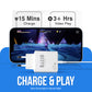 45Watt USB-C Schnellladegerät mit USB-C oder IOS für Iphone Ladekabel – Kompatibel mit iPhone 16, 15, 14, 13, 12, 11, XS, XR, SE, Samsung S25, S24, S23, iPad, MacBook, Huawei, Xiaomi, OnePlus, Google Pixel – PD 3.0 Netzteil für ultraschnelles Laden