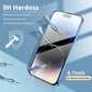Handyhülle für iPhone + Schutz Glas + Kamera-Schutz – 3-in-1 Set, stoßfest, kratzfest, Sichtschutz  Schwarz oder Transparent
