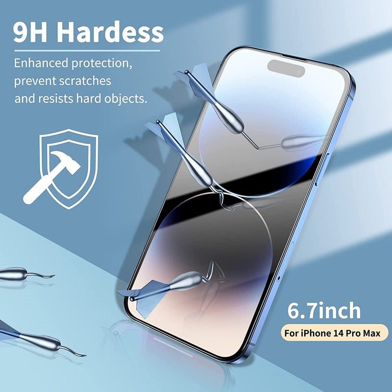 Handyhülle für iPhone + Schutz Glas + Kamera-Schutz – 3-in-1 Set, stoßfest, kratzfest, Sichtschutz  Schwarz oder Transparent