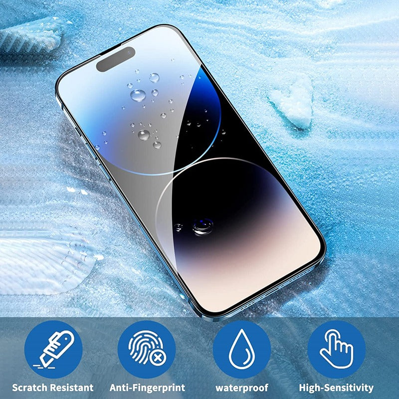 Handyhülle für iPhone + Schutz Glas + Kamera-Schutz – 3-in-1 Set, stoßfest, kratzfest, Sichtschutz  Schwarz oder Transparent