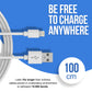 Premium Ladekabel für iPhone 1m/2m – USB-A oder USB-C zu iOS, 1/2/3/5/10 Stück für iPhone 14,13,12,11,X etc. 5 bis iPhone 14, iPad, AirPods & mehr