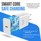45Watt USB-C Schnellladegerät mit USB-C oder IOS für Iphone Ladekabel – Kompatibel mit iPhone 16, 15, 14, 13, 12, 11, XS, XR, SE, Samsung S25, S24, S23, iPad, MacBook, Huawei, Xiaomi, OnePlus, Google Pixel – PD 3.0 Netzteil für ultraschnelles Laden