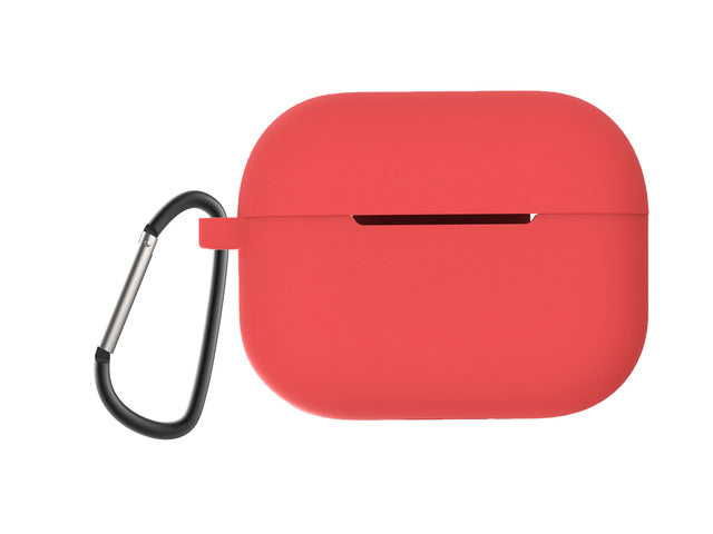 AirPods Schutzhülle mit Karabiner-Haken– Stoßfestes, Ultraleichtes AirPods Case, Passgenau &amp; Rutschfest – Kompatibel mit AirPods Pro 1, 2 & – Erhältlich in Schwarz, Blau, Lila, Weinrot Grün und weiter