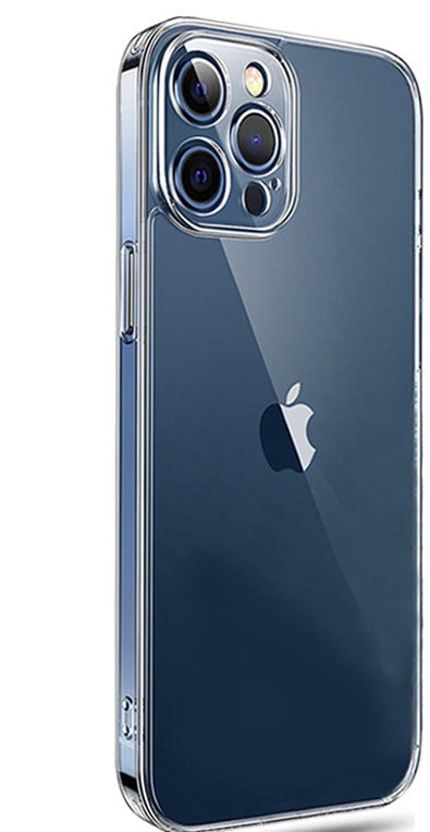 Handyhülle für iPhone + Schutz Glas + Kamera-Schutz – 3-in-1 Set, stoßfest, kratzfest, Sichtschutz  Schwarz oder Transparent