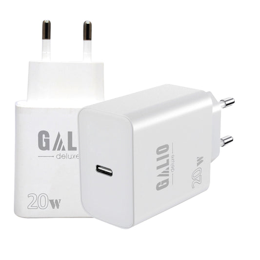Power Adapter 20Watt USB-C Schnellladegerät – Kompatibel mit iPhone iPad, Samsung, Google Pixel, AirPods & mehr