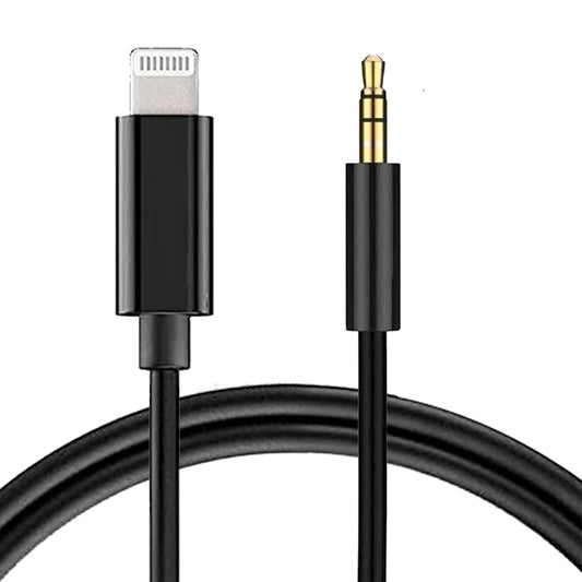 Aux-Kabel für iPhone  oder Samungsung- oder USB-C-Anschluss  für – Hochwertiges Audiokabel für iPhone, iPad, Samsung Galaxy, MacBook, Android-Smartphones, Tablets, Auto & Heimstereoanlagen 1-Meter