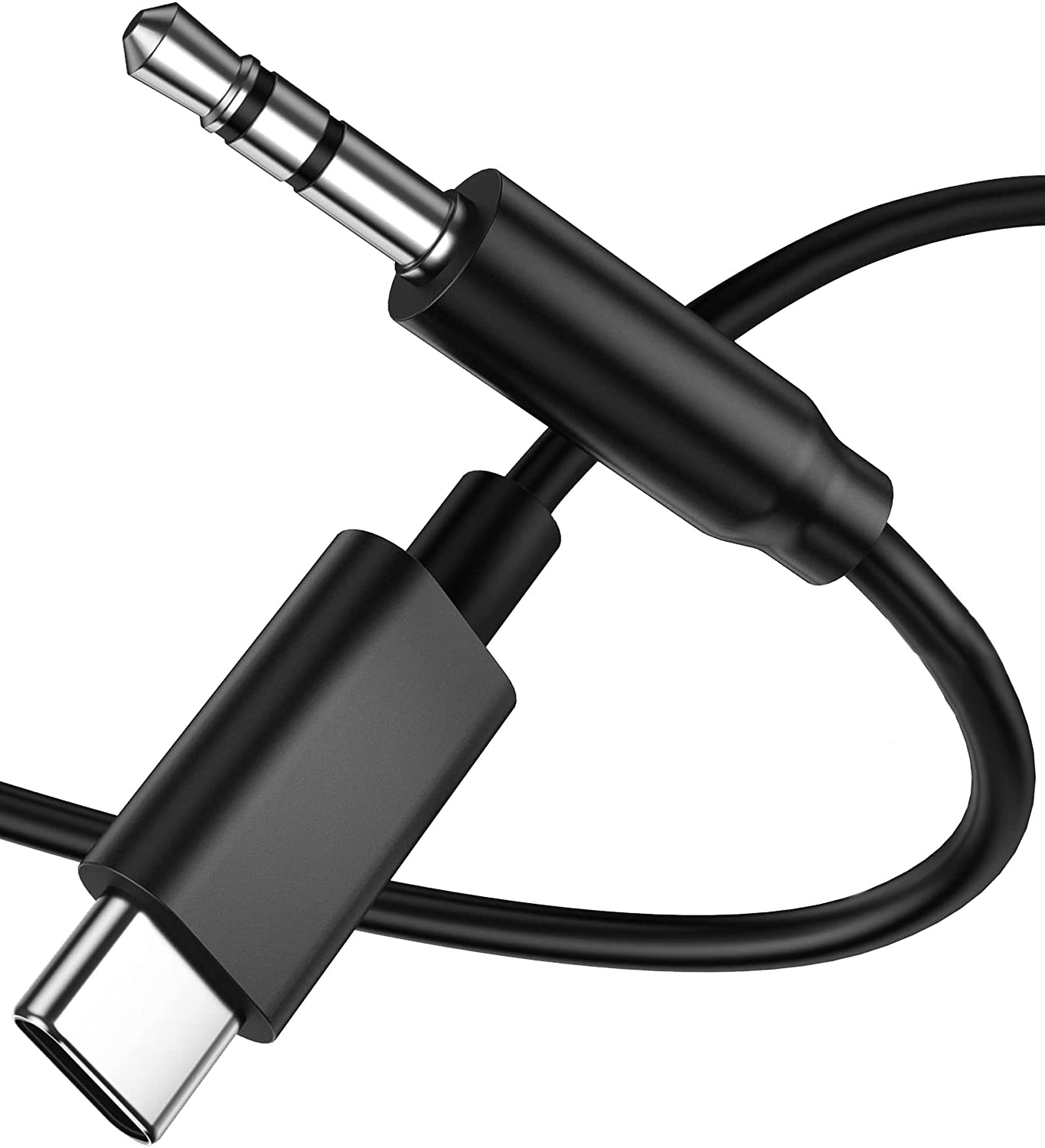 Aux-Kabel für iPhone  oder Samungsung- oder USB-C-Anschluss  für – Hochwertiges Audiokabel für iPhone, iPad, Samsung Galaxy, MacBook, Android-Smartphones, Tablets, Auto & Heimstereoanlagen 1-Meter